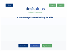 Tablet Screenshot of deskulous.com